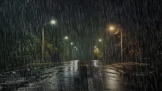 Midnight Rain: Illuminated Journey Through the Night