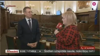 Ikgadējās ārlietu debates Saeimā. Intervija ar ārlietu ministru Edgaru Rinkēviču