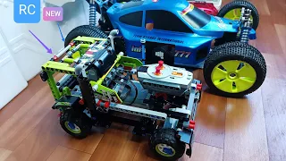 Покатушки грузовика из lego Technic.