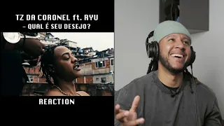 Tz da Coronel - Qual é seu desejo? ft. Ryu, The Runner (GRINGO REAGE a música Brasileira) 🇧🇷 🇵🇹