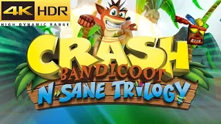Crash Bandicoot N.Sane Trilogy PS4 Pro gameplay 【4K HDR】