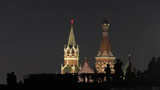 Москва. Вечерняя прогулка возле Кремля.