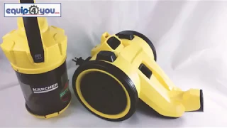 Karcher VC 3 Bagless Dry Vacuum (Demo & Overview)