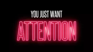 ATTENTION - Charlie Puth (Lyric video) Kinetic typography