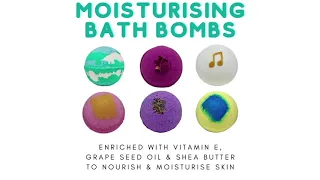 Moisturising Cruelty-Free & Vegan Bath Bombs