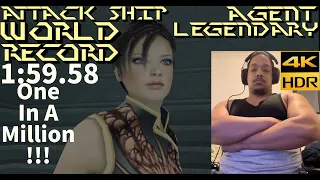 Legendary! 1:59.58 Attack Ship Agent WORLD RECORD Perfect Dark XBLA Xbox Series 4K HDR