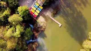 Relax music. Drone video. Flight over the river. Горячий ключ. Видео с дрона. Полет над рекой.