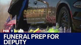 Funeral preps for Pope County Sheriff's deputy