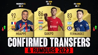 FIFA 23 | NEW CONFIRMED TRANSFERS & RUMOURS! 🤯😱 | FT. Gakpo, Mbappé, Enzo...