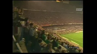 Milan - Steaua 1989 Finale di Coppa dei Campioni fase finale e proclamazione RaiUno (HD)