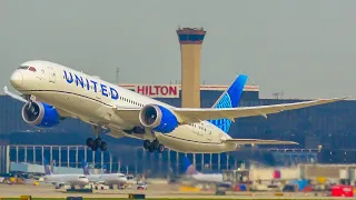 (4K) Afternoon Plane Spotting at Chicago O'Hare Int'l Airport