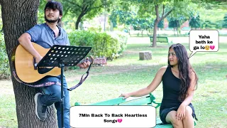 7Min Back To Back New Heartless Mashup Songs ||Arijit ft Shahid in Public Amazing Rxn|| By @MrKingSinging