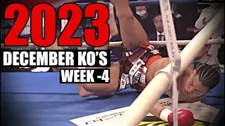 MMA & Boxing Knockouts I December 2023 Week 4