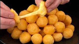 Wow! I can't stop cooking it! The most delicious potato snack with cheese.