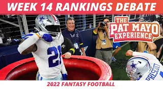 2022 Week 14 Rankings, Start, Sit, Sleepers, Debate | 2022 Fantasy Football Rankings