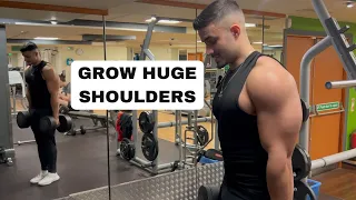 BUILD MASSIVE SHOULDERS - Shoulder workout for growth