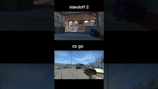 сравнил анимацию ножа стилет в standoff 2 и cs go #standoff2 #веля #реки #csgo