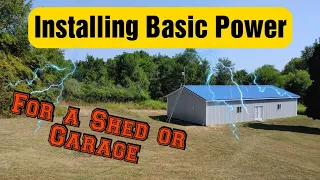 How to power up a garage or shed