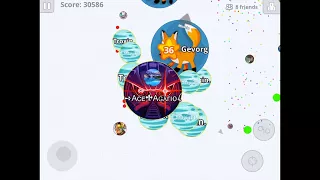 CRAZY SOLO MOMENTS + Duo Takeover - Agar.io Mobile