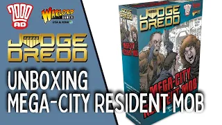 Warlord Games and 2000 AD Judge Dredd -  Mega-City Resident Mob Unboxing