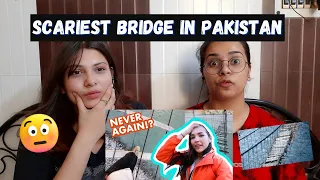 Indian Reaction on Eva Zu Beck | Walking Across a CRAZY Scary Bridge in PAKISTAN