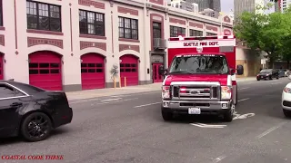 Seattle Fire Department Aid units responding compilation