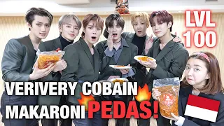 KPOP BOYBAND VERIVERY TRIES INDONESIA'S SPICIEST CHIPS! 