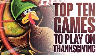 Top 10 Games to Play on Thanksgiving