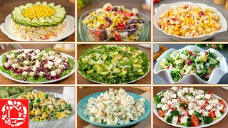 9 Light SALADS for Easter in 5 minutes! Delicious, Fast and Simple. Recipes for Easter