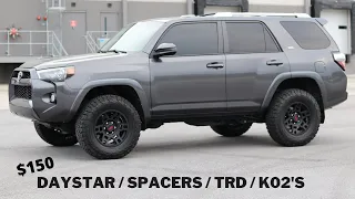 CHEAP & EASY 4Runner Lift Kit - Daystar 2.5" / 275's / 1.25" Spacers