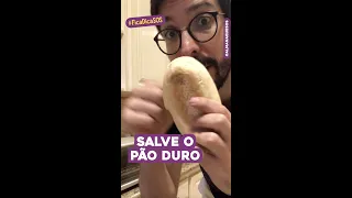 Como Salvar o Pão Duro e Amanhecido #shorts