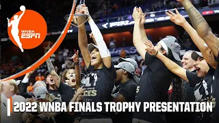 [FULL] Las Vegas Aces 2022 WNBA Finals Trophy Ceremony | WNBA on ESPN