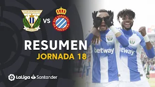 Highlights CD Leganés vs RCD Espanyol (2-0)