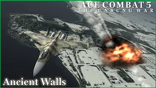 Ancient Walls - Ace Combat 5 (PS5) Commentary Playthrough #24