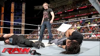 The Ambrose Asylum  with Roman Reigns and Seth Rollins  Raw, June 13, 2016 Full HD