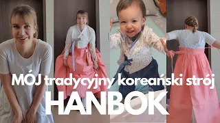 MÓJ TRADYCYJNY KOREAŃSKI STRÓJ - HANBOK - Pierogi z kimchi w koreańskim hanboku!