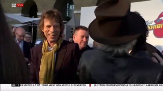 Rolling Stones halt tour as Mick Jagger poorly (USA) - Sky News - 31st March 2019