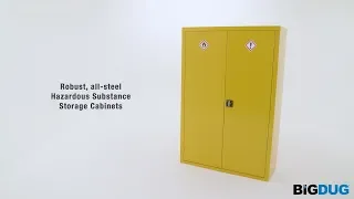 BiGDUG - Hazardous Substance Storage Cabinets (HZ2, HZ3, HZ5 & HZ6)