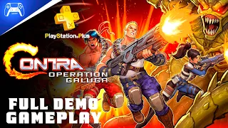 Contra Operation Galuga Full Demo 4K HDR (PS5) | contra operation galuga ps5 gameplay