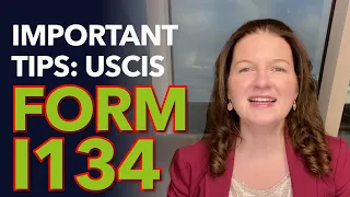Important Tips USCIS Form I134 - 2021