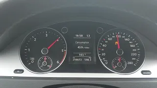 Volkswagen Passat CC 2.0 TDi 170 DSG 2009 acceleration