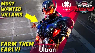 HUNDREDS of VILLAINS to Defeat!! Most Wanted Farming Tips - Marvel Future Revolution