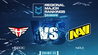 Heroic vs NaVi | Карта 1 Mirage | PGL RMR EUROPE A - Day 2