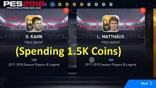 LEGENDS vol.10 GERMANY Pack Opening (Spending 1.5K Coins)Pes 2018 MOBILE