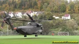 Kein kleiner Hubschrauber.... Transporthubschrauber CH-53 der Heeresflieger als RTH