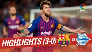 Highlights FC Barcelona vs Deportivo Alaves