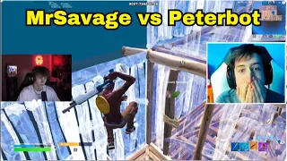 MrSavage VS Peterbot 1v1 TOXIC Fights! In Chapter 5