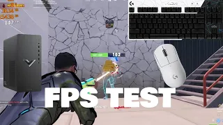 Hp Pavilion gaming desktop Fortnite fps Test Chapter 4 performance mode ( 240 FPS CAP)