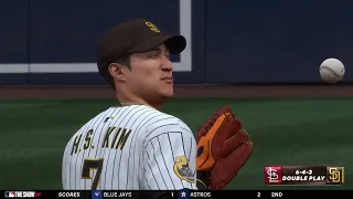 MLB The Show 24 Gameplay: St. Louis Cardinals vs San Diego Padres - (PS5) [4K60FPS]