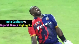 India Capitals vs Gujarat Giants Legends League Cricket LLCT20 Full Match Highlights